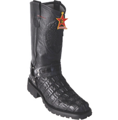 Men's Los Altos Caiman Tail Biker Boots