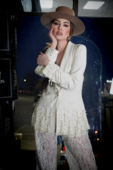 Perla Blazer Ivory