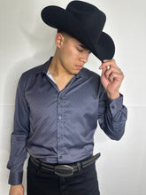 Aaron Moderno Gray/Red Print Shirt