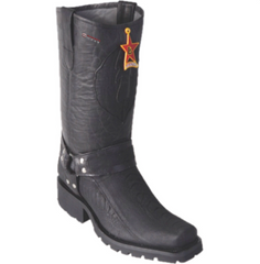 Men's Los Altos Ostrich Leg Biker Boots