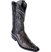 Men's Los Altos Smooth Caiman Boots Versace Square Toe