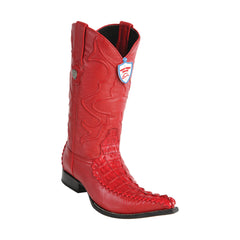 Men's Wild West Caiman Tail With Deer Boots 3x Toe