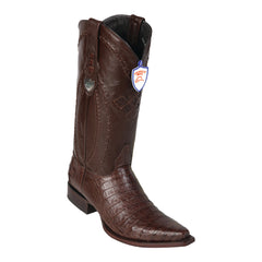 Men's Wild West Caiman Belly Boots Snip Toe