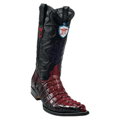 Men's Wild West Caiman Tail Boots 3x Toe