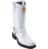 Men's Los Altos Ostrich Biker Boots