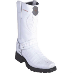 Men's Los Altos Caiman Tail Biker Boots