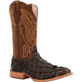 Men's Durango Dark Brown Piraruccu Fish Western Boots