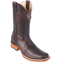 Men's Los Altos Ostrich Leg Boots With Saddle Square Toe