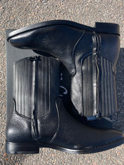 Men's Franco Cuadra Black Deer Zipper Round Toe FF288