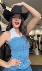 Johanna Denim Top Light