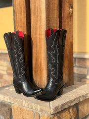 Rock'Em Makayla Tall Red Bottom Snip Toe Cowgirl Boots