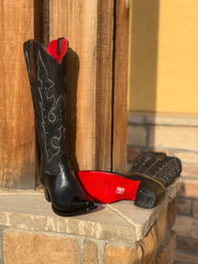 Rock'Em Makayla Tall Red Bottom Snip Toe Cowgirl Boots