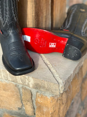 Rock'Em Valentina Tall Red Bottom Square Toe Cowgirl Boots