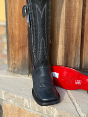 Rock'Em Valentina Tall Red Bottom Square Toe Cowgirl Boots