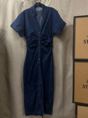 Jennifer Denim Midi Dress