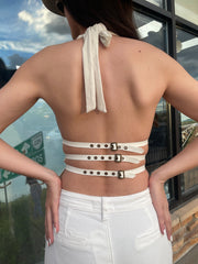 Steph Top Ivory
