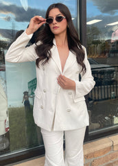 Aurora Blazer White
