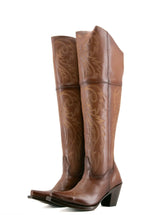 Women's Rock'Em Blanca J Knee High Snip Toe Boots Napa Miel
