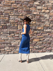 Adela Denim Dress Dark Wash