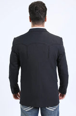 Men's Platini Black Western Blazer BLW10932