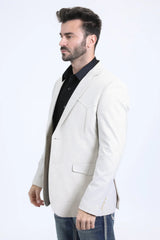 Men's Platini Off-White Western Blazer BLW10938