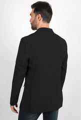 Men's Platini Black Modern Fit Blazer BLZ9926