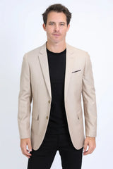 Men's Platini Khaki Western Blazer BLZ10532