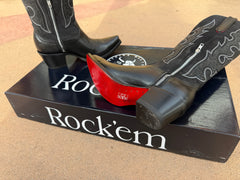 Rock'Em Makayla Tall Red Bottom Snip Toe Cowgirl Boots