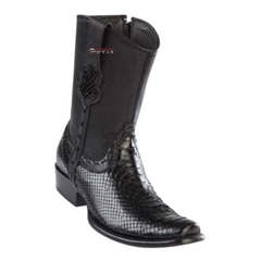 Men's Wild West Python Ankle Boots Dubai Toe