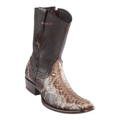 Men's Wild West Python Ankle Boots Dubai Toe
