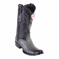 Men's Wild West Ostrich Boots Dubai Toe