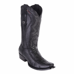 Men's Wild West Ostrich With Deer Boots Dubai Toe