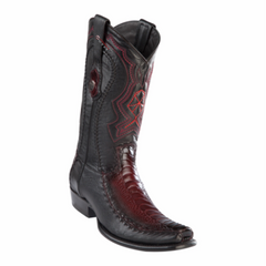 Men's Wild West Ostrich Leg With Deer Boots Dubai Toe