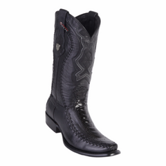Men's Wild West Ostrich Leg With Deer Boots Dubai Toe