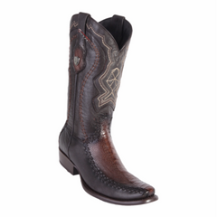 Men's Wild West Ostrich Leg With Deer Boots Dubai Toe