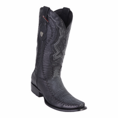 Men's Wild West Teju Lizard With Deer Boots Dubai Toe