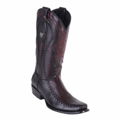 Men's Wild West Teju Lizard With Deer Boots Dubai Toe