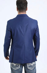 Men's Platini Modern Fit Navy Blazer