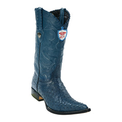 Men's Wild West Ostrich Boots 3x Toe