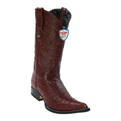 Men's Wild West Ostrich Boots 3x Toe