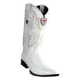 Men's Wild West Ostrich With Deer Boots 3x Toe