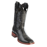 Men's Wild West PullUp Boots Wide Square Toe