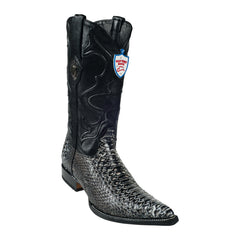 Men's Wild West Python Boots 3x Toe