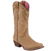 Women's Quincy Tan with Honey Square Toe Boots