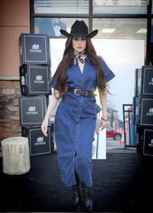 Jennifer Denim Midi Dress