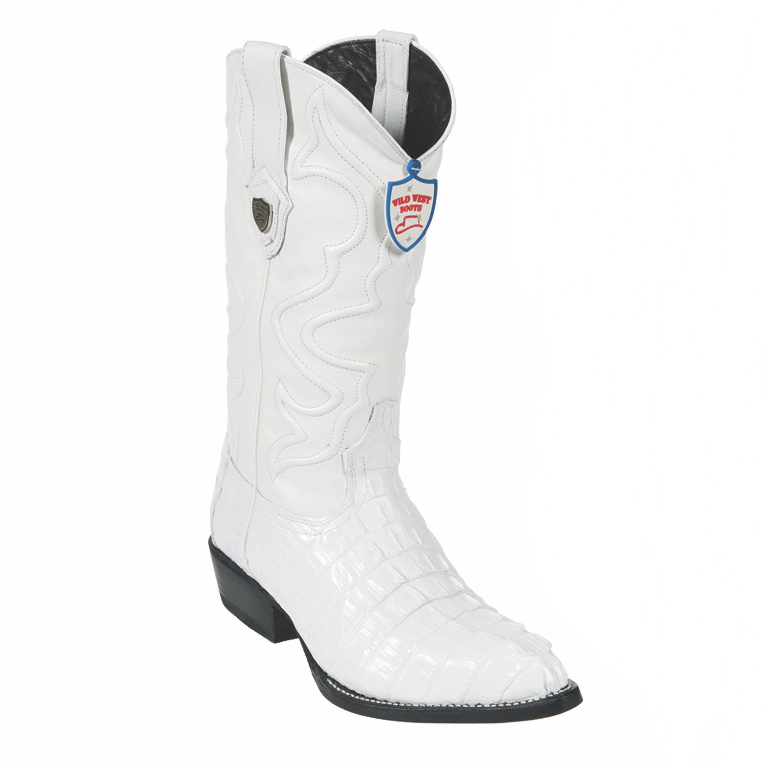 Men's Wild West Caiman Tail Boots J Toe