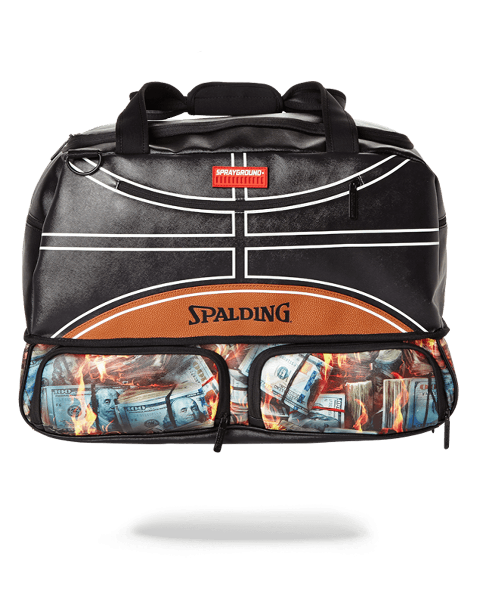 SPALDING X FIRE MONEY SNEAKER DUFFEL