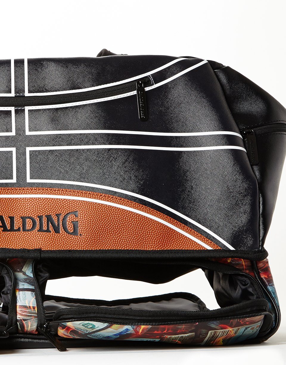SPALDING X FIRE MONEY SNEAKER DUFFEL