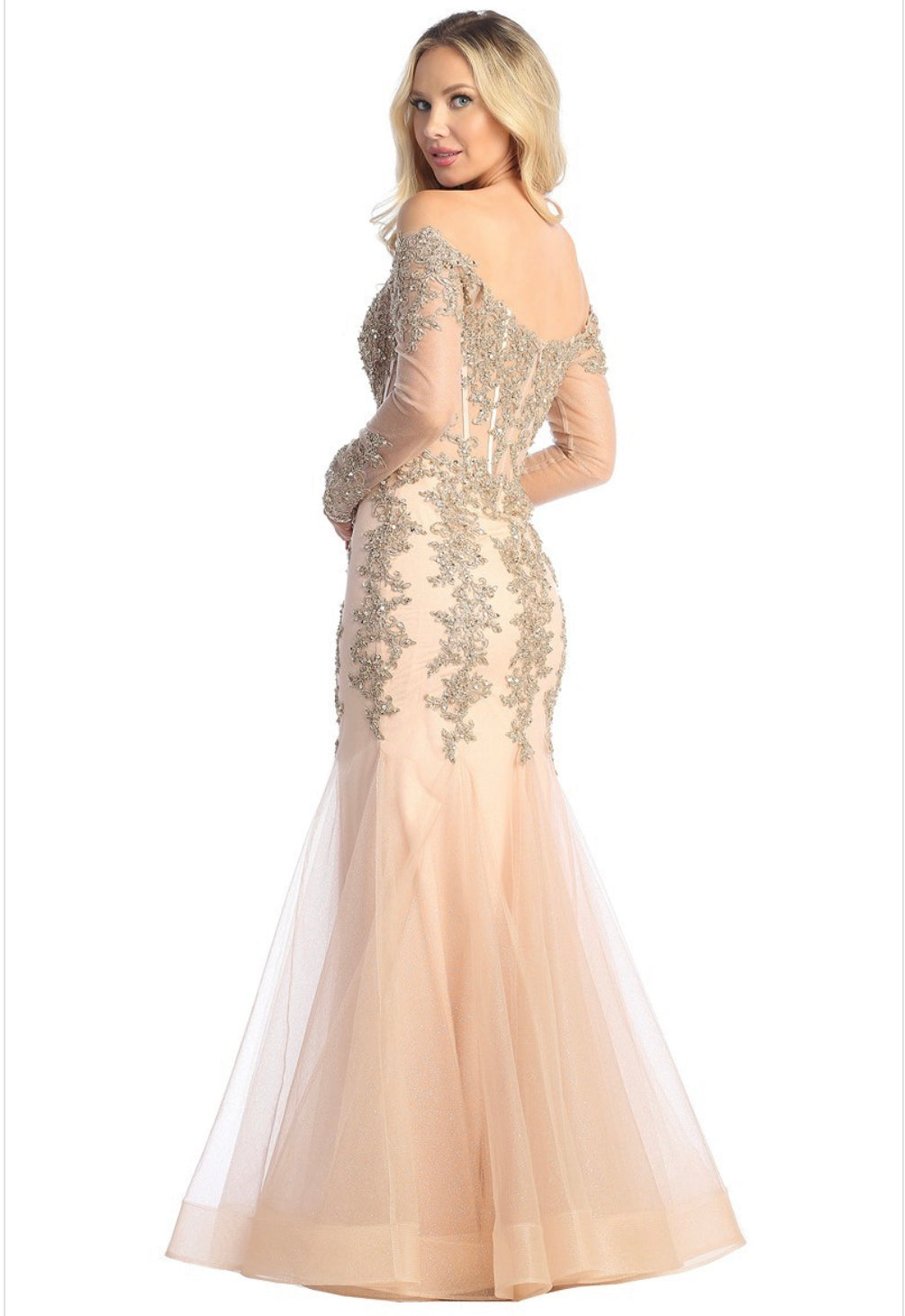 Let's Evening Gown 7828L