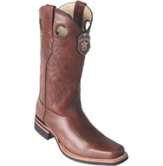 Men's Los Altos PullUp Boots Square Toe (Rubber Sole)